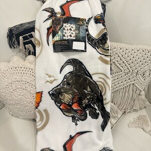 Jurassic Park Dinosaur Soft Plush Throw Blanket
